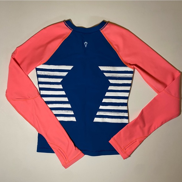 Ivivva Jet Set Blue Underwater Paradise Rashguard - Picture 5 of 7